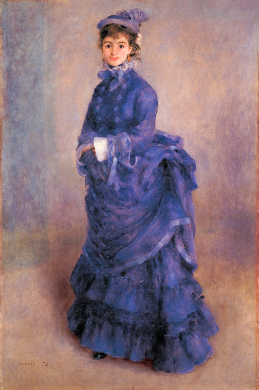 „La Parisienne”, portret Madame Henriette Henriot, francuskiej aktorki i ulubionej modelki malarza autorstwa Pierre Auguste Renoir