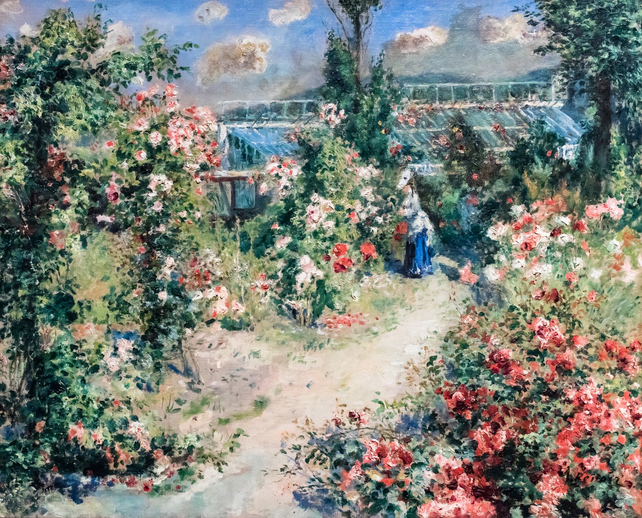 La Serre, ok. 1876 (olej na płótnie) autorstwa Pierre Auguste Renoir