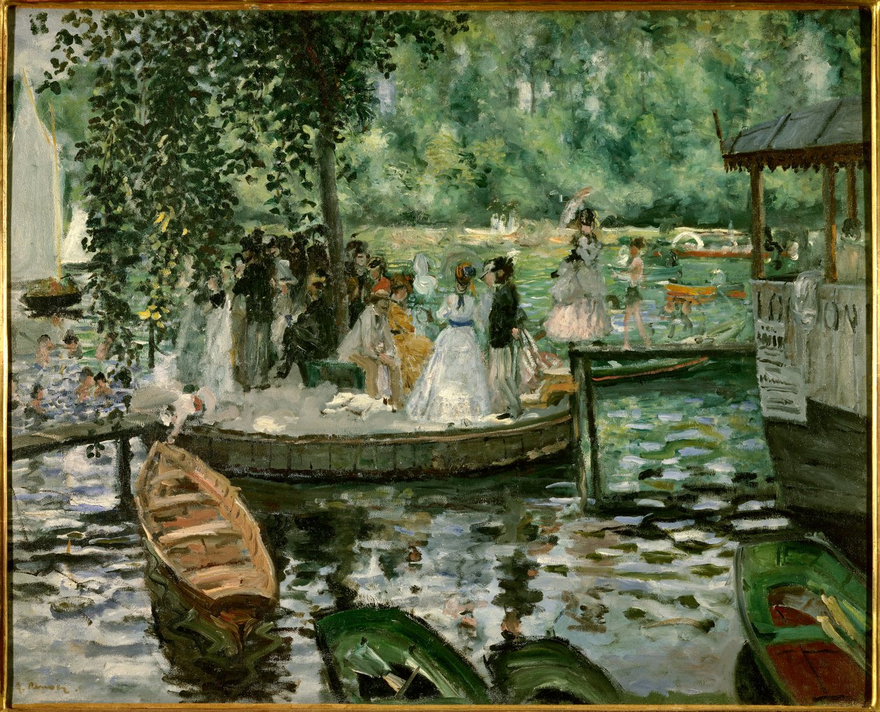 Żaba Obraz Pierre Auguste Renoir (1841-1919) 1869 Sztokholm, Muzeum Narodowe autorstwa Pierre Auguste Renoir