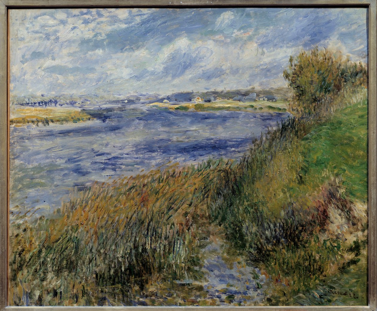 La seine a Champrosay. Obraz Pierre