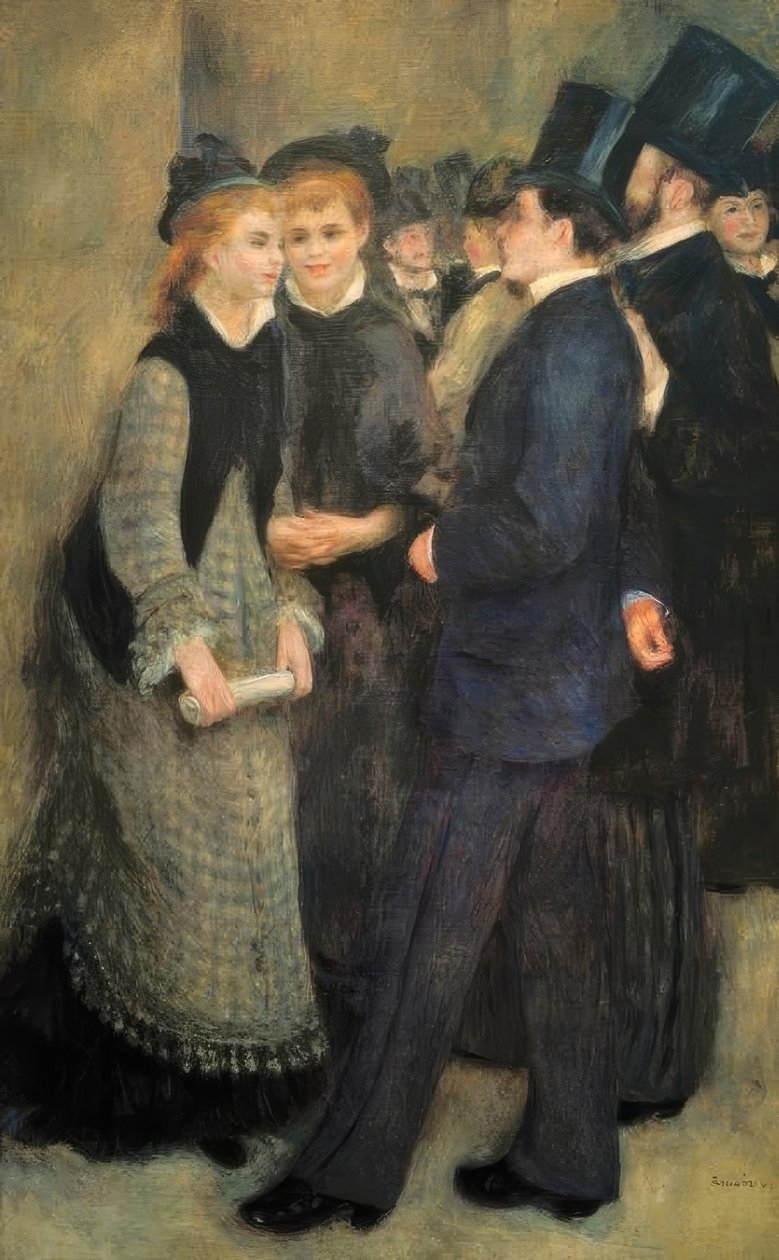 Opuszczenie konserwatorium autorstwa Pierre Auguste Renoir