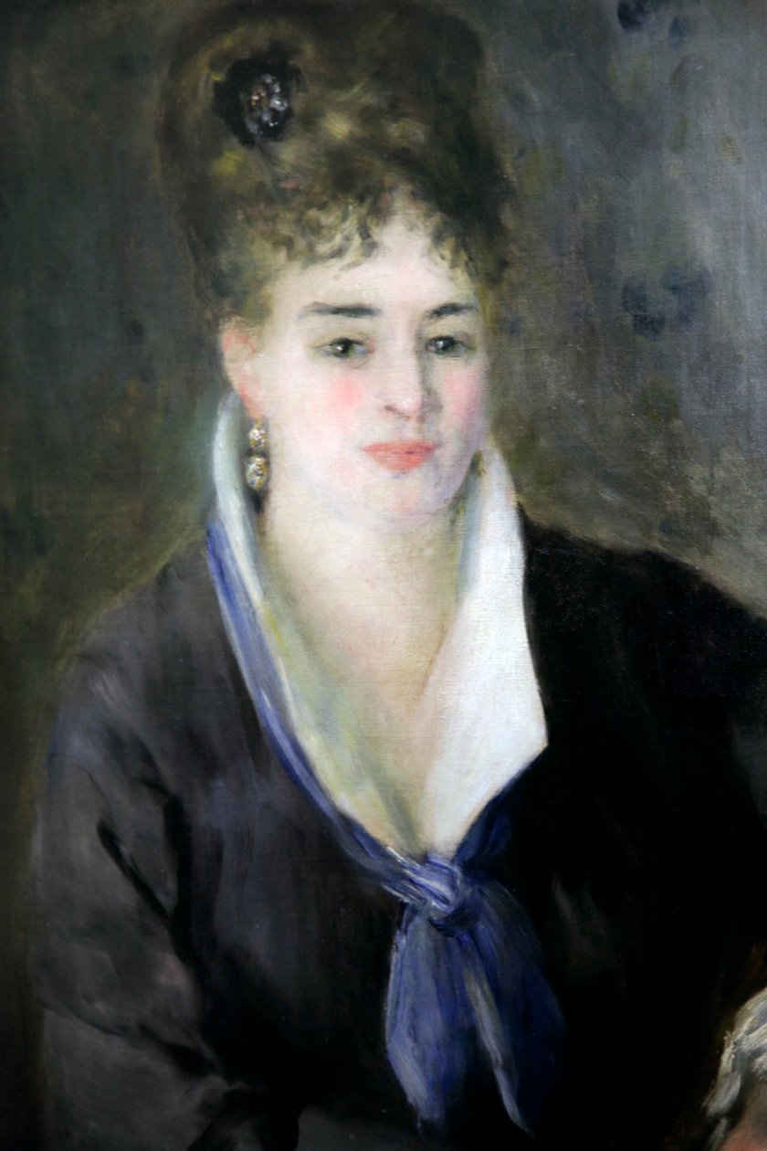 „Dama w czerni”, 1876. autorstwa Pierre Auguste Renoir