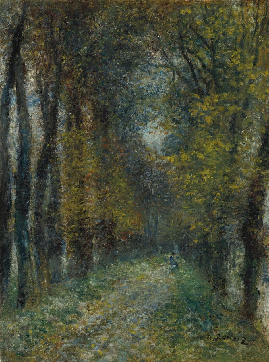 Zadaszony chodnik, 1872 autorstwa Pierre Auguste Renoir
