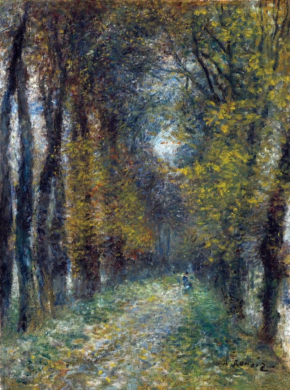 Kryty chodnik - Obraz Pierre Auguste Renoir (1841-1919) autorstwa Pierre Auguste Renoir