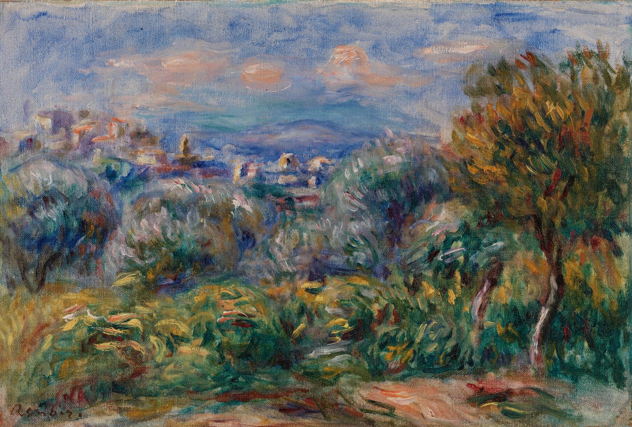 Krajobraz autorstwa Pierre Auguste Renoir