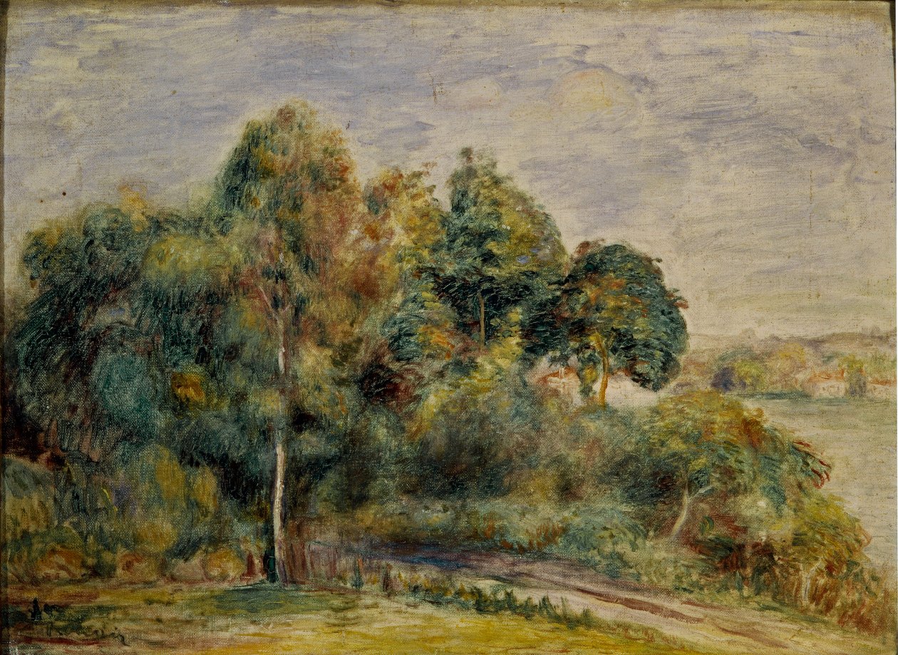 Krajobraz. Obraz Pierre Auguste Renoir (Pierre-Auguste autorstwa Pierre Auguste Renoir