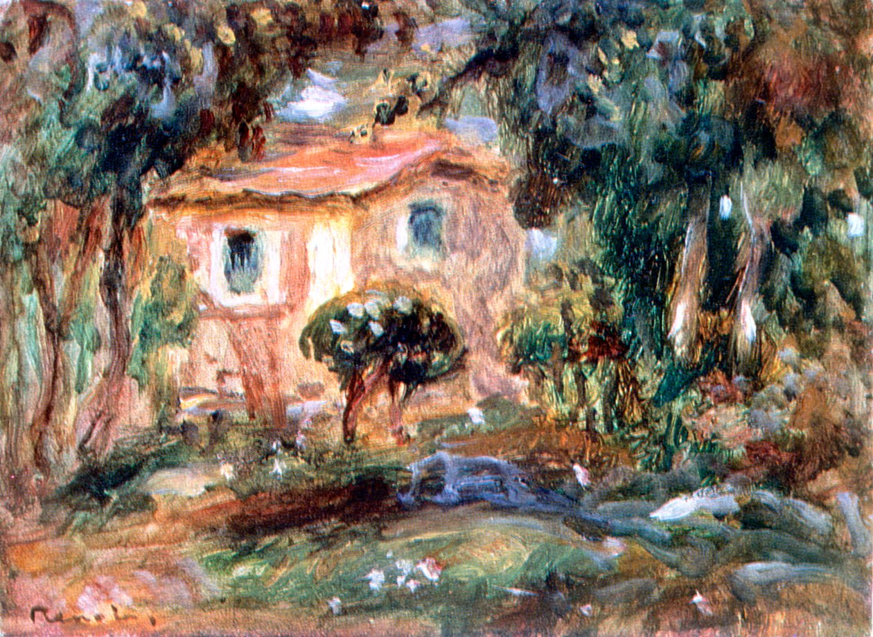 Krajobraz, le Cannet, 1902 autorstwa Pierre Auguste Renoir