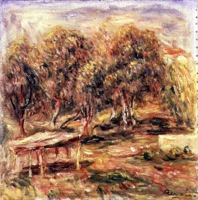 Pejzaż Midi (olej na płótnie) autorstwa Pierre Auguste Renoir