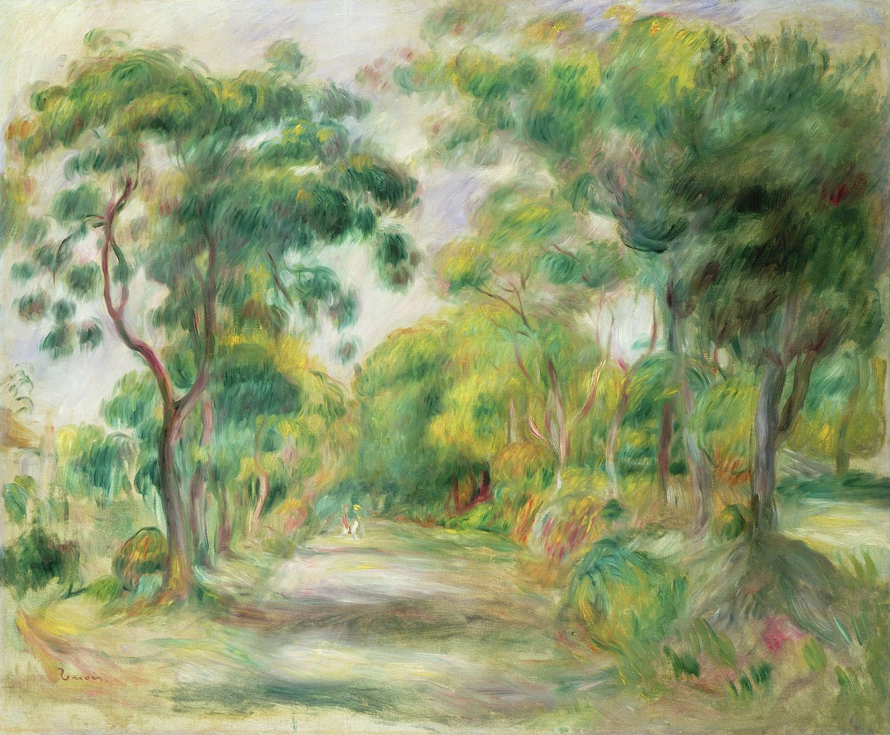 Pejzaż Midi (olej na płótnie) autorstwa Pierre Auguste Renoir