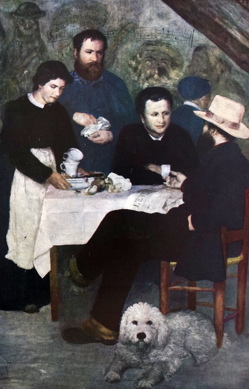 Kabaret Matki Antoniego Bourron-Marlotte autorstwa Pierre Auguste Renoir