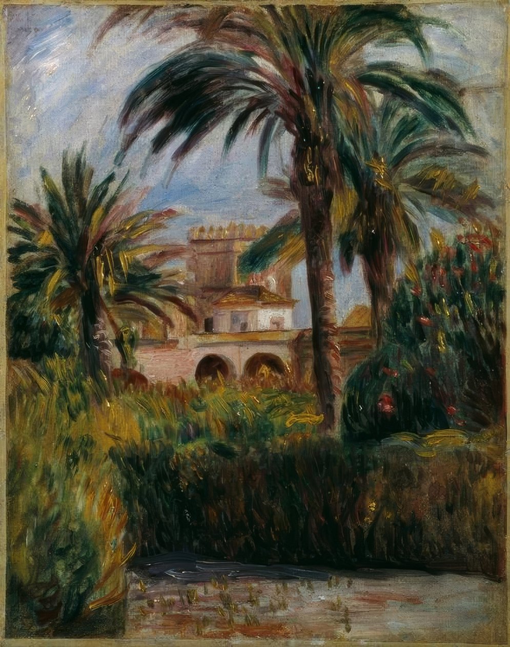 Ogród Eseju w Algierze autorstwa Pierre Auguste Renoir