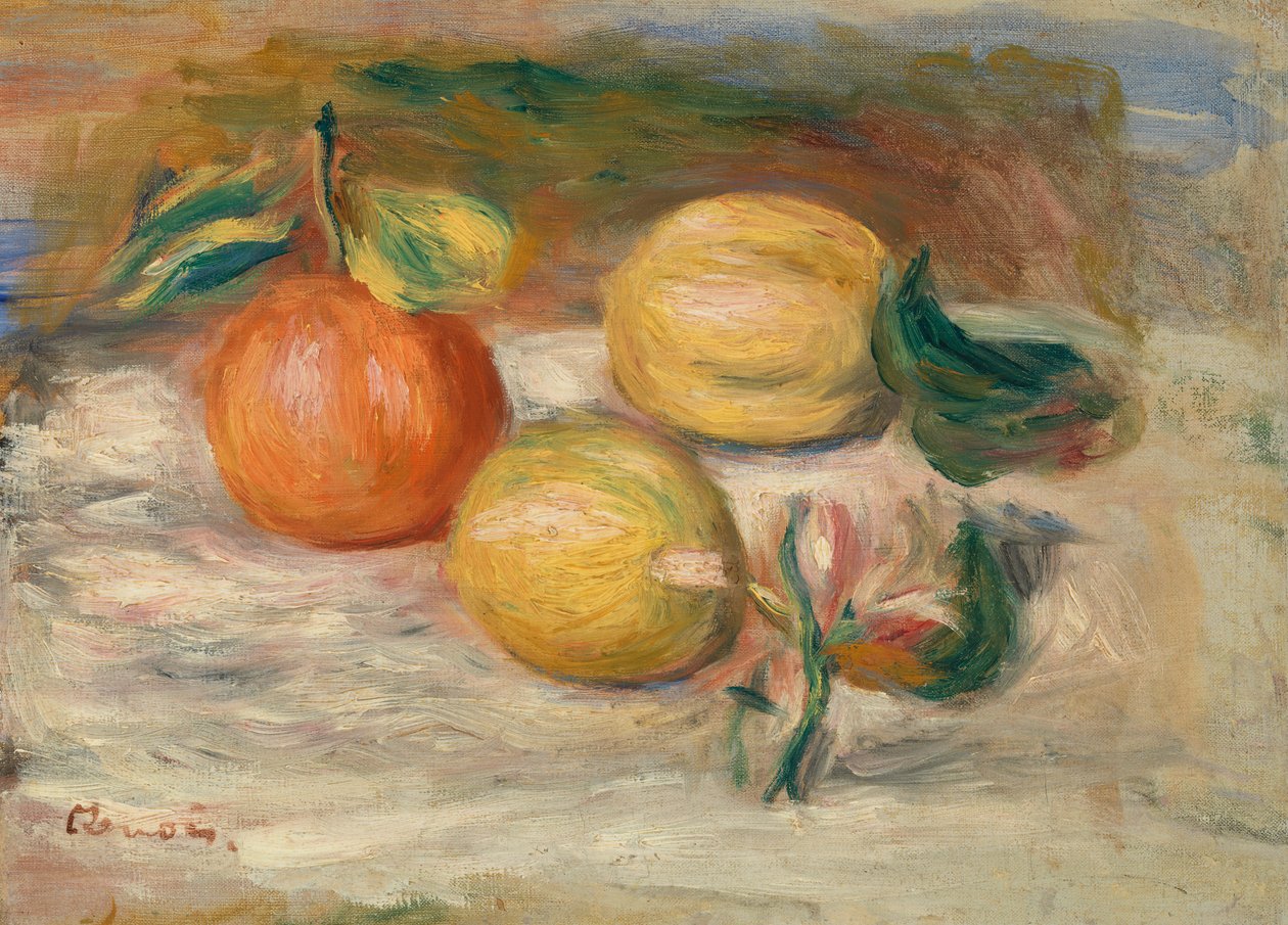 Cytryny i Pomarańcze autorstwa Pierre Auguste Renoir