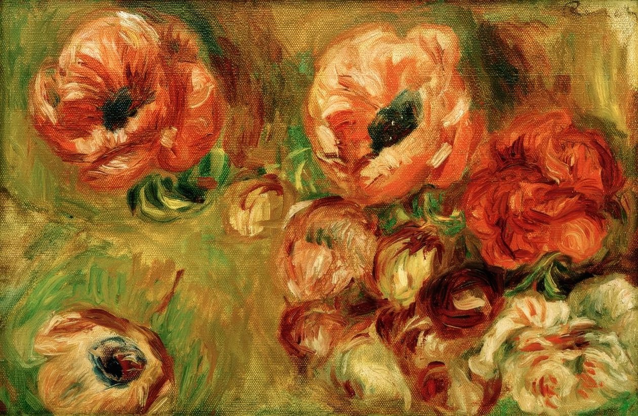 Zawilce autorstwa Pierre Auguste Renoir