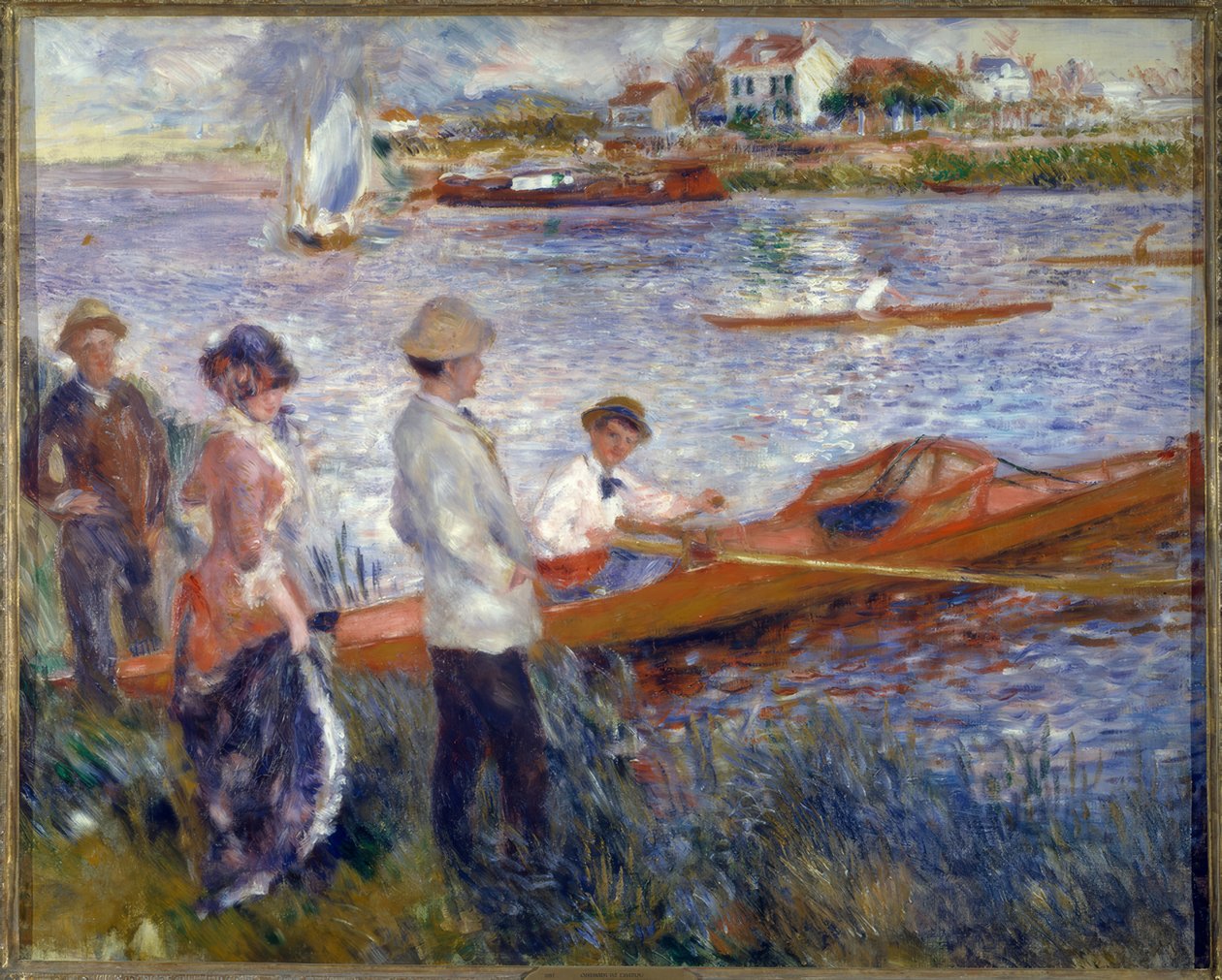 Kanotier w Chatou autorstwa Pierre Auguste Renoir