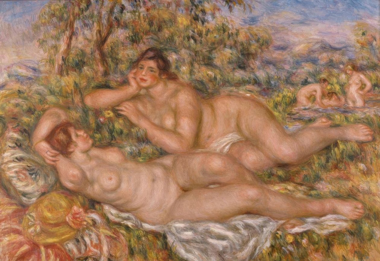 Kąpiący się autorstwa Pierre Auguste Renoir
