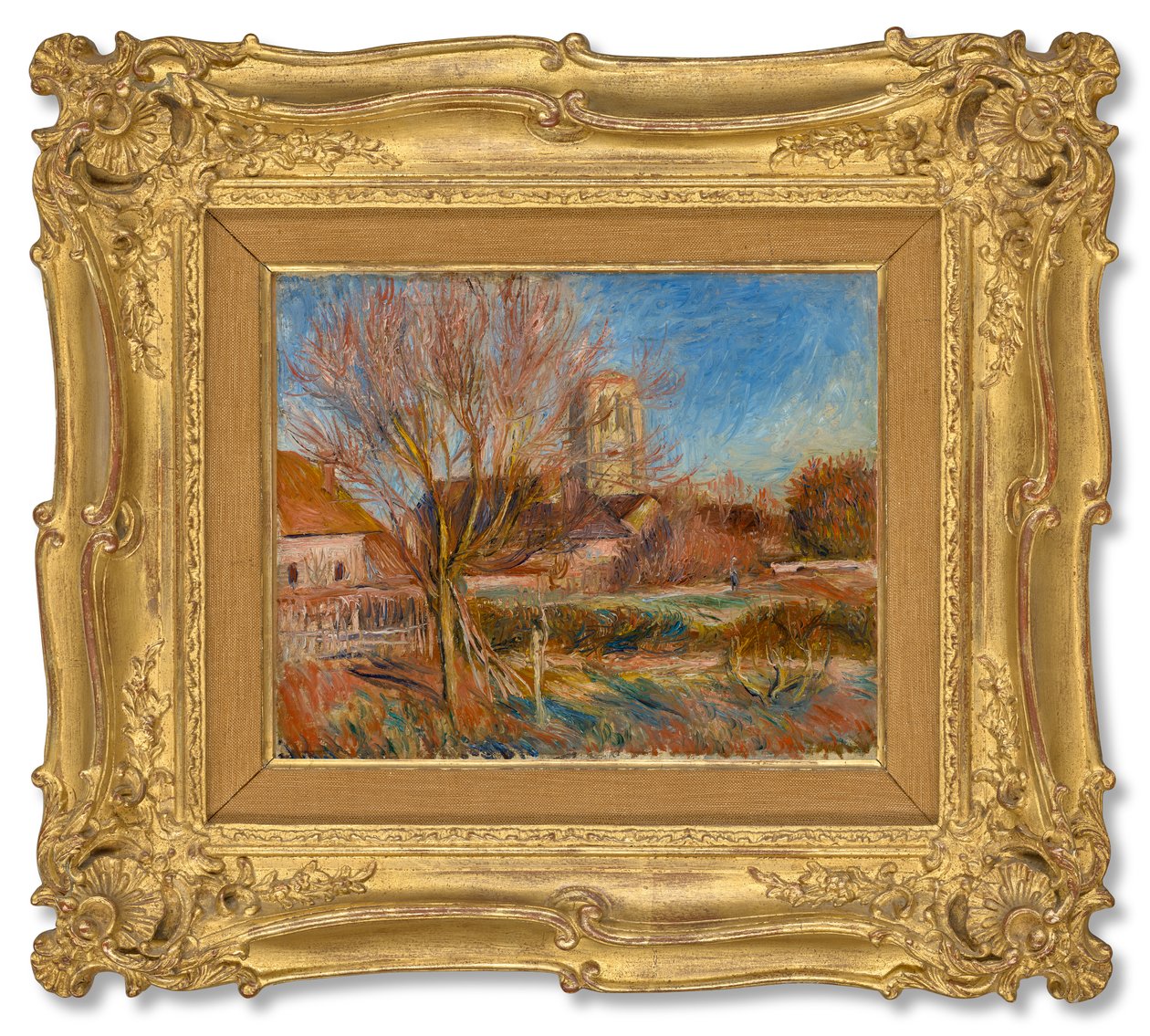 Kościół w Essoyes, ok. 1900 (olej na płótnie) autorstwa Pierre Auguste Renoir