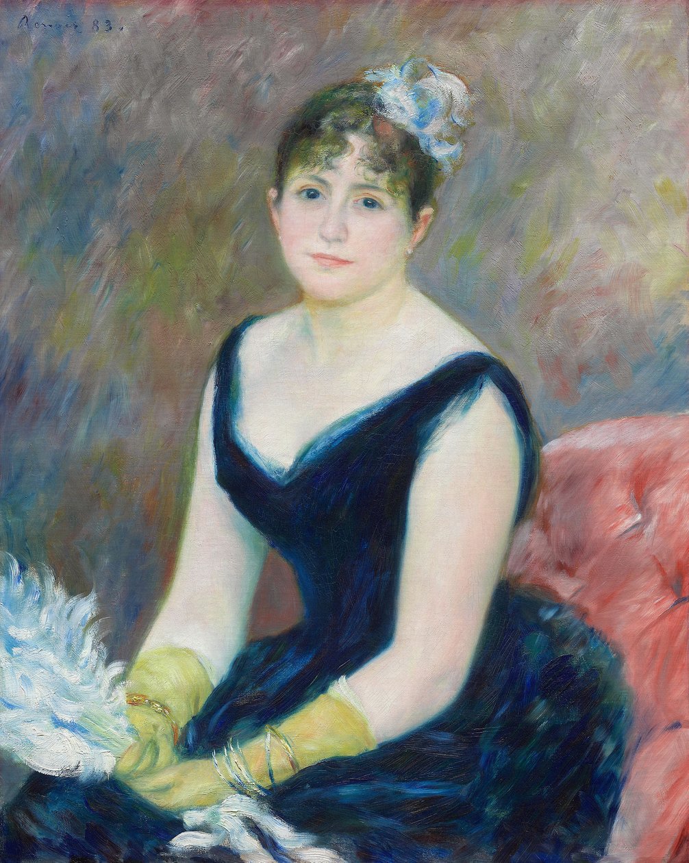 Madame Léon Clapisson, 1883 r. autorstwa Pierre Auguste Renoir