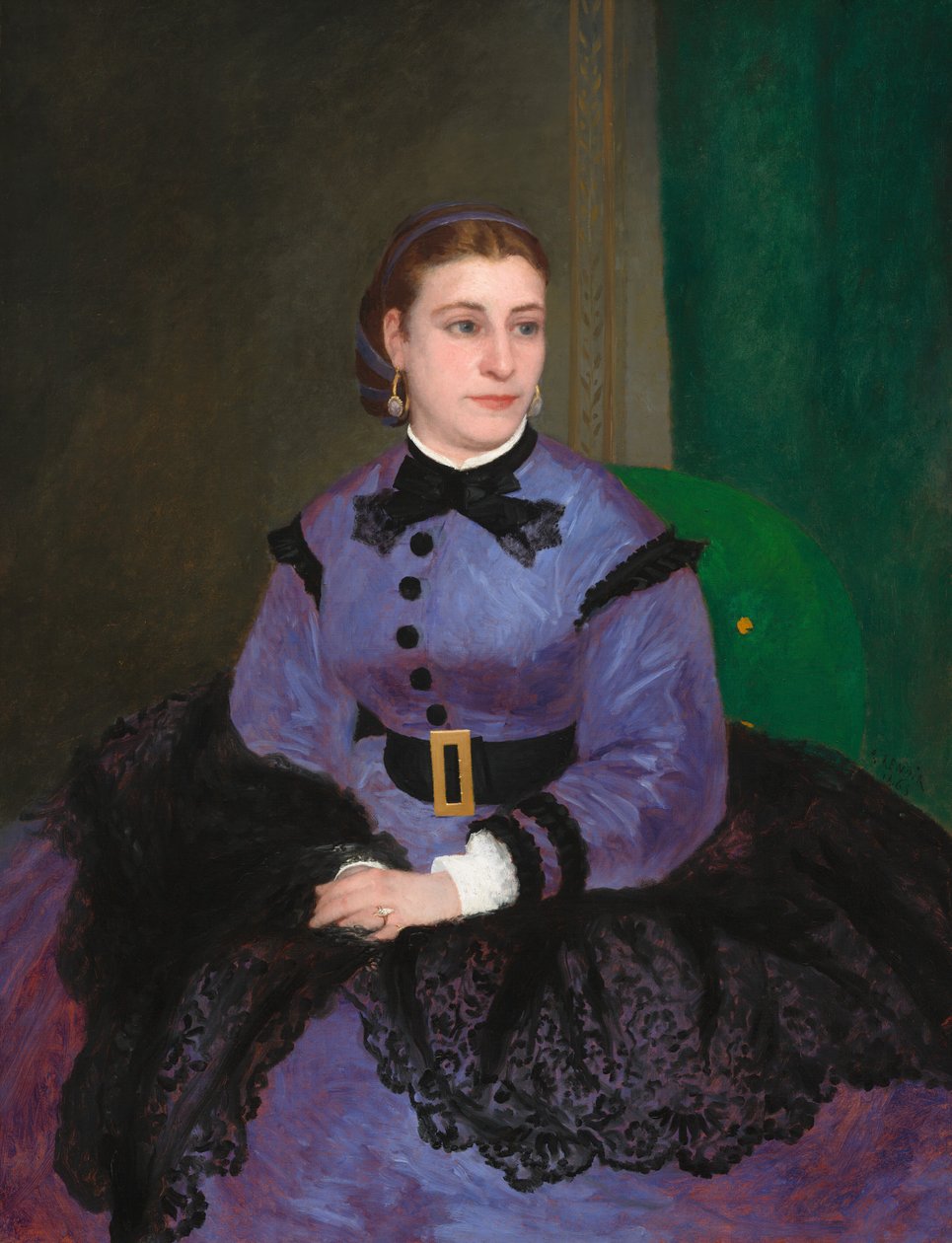 Panna Sicot, 1865. autorstwa Pierre Auguste Renoir