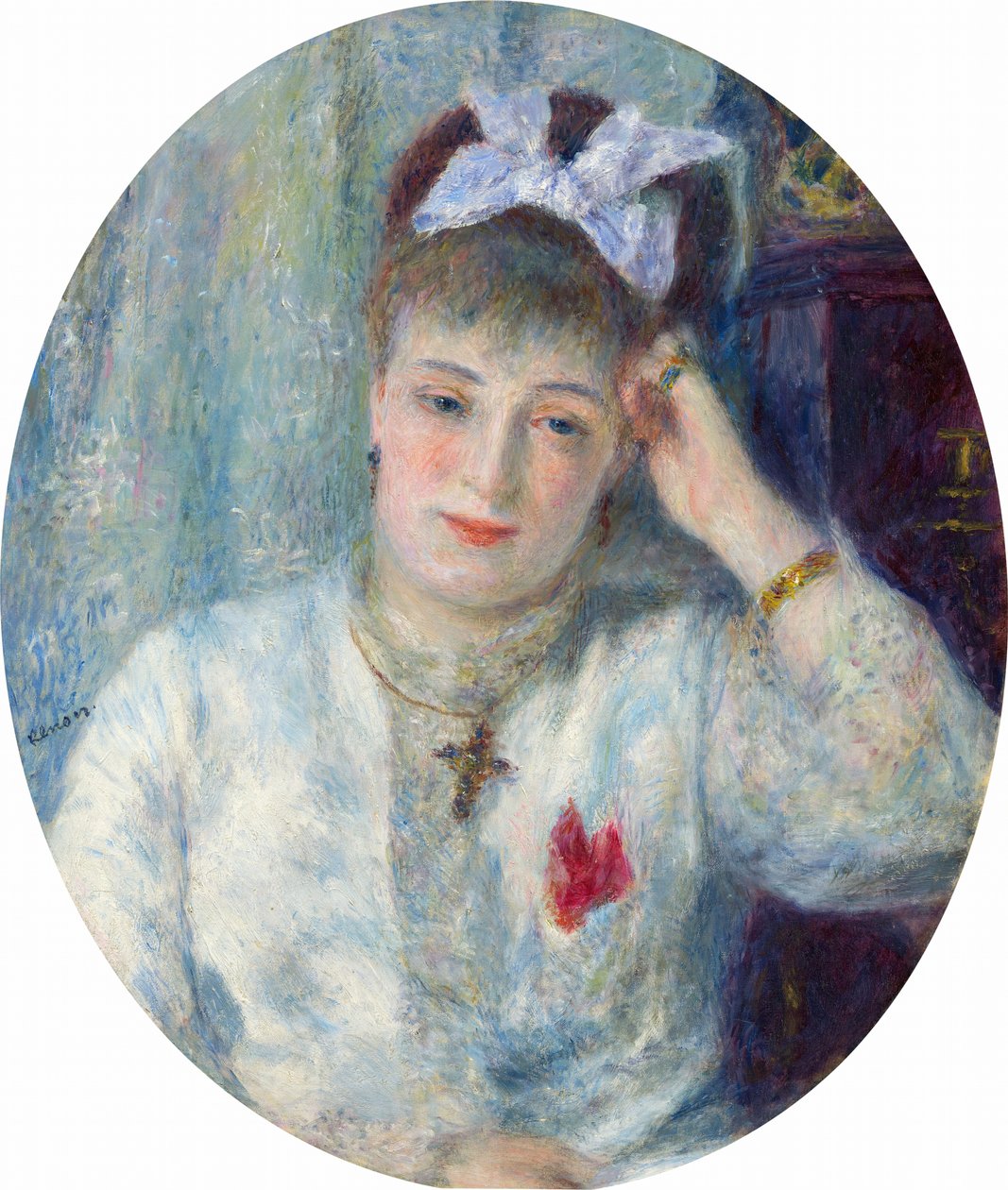 Marie Murer, 1877. autorstwa Pierre Auguste Renoir