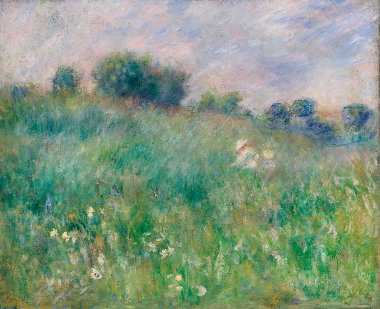 Łąka (La Prairie) autorstwa Pierre Auguste Renoir