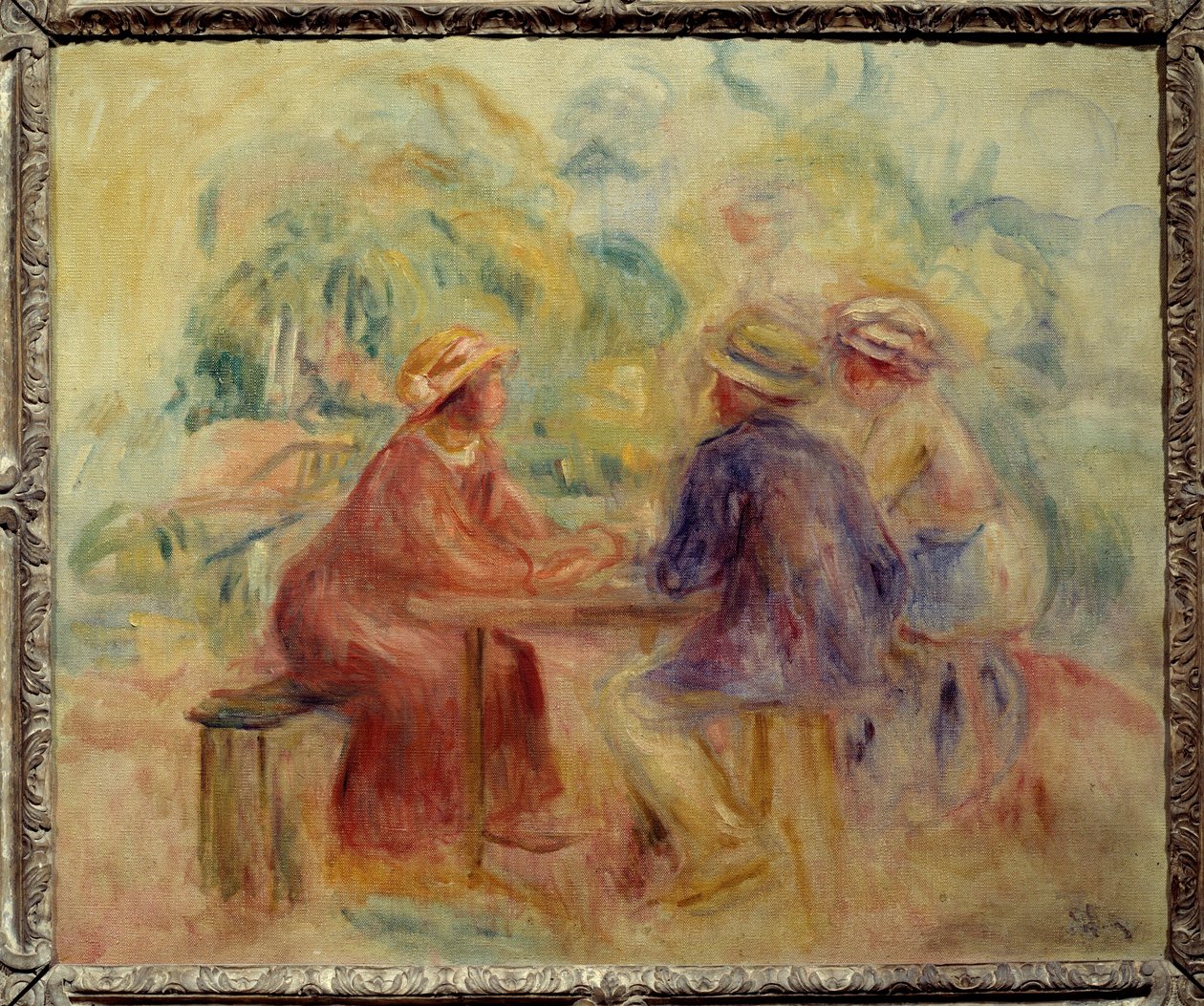 Spotkanie w ogrodzie Obraz Auguste Renoir (1841-1919) XX w. Nd. 0,55x0,65 m Paryż, Musee d