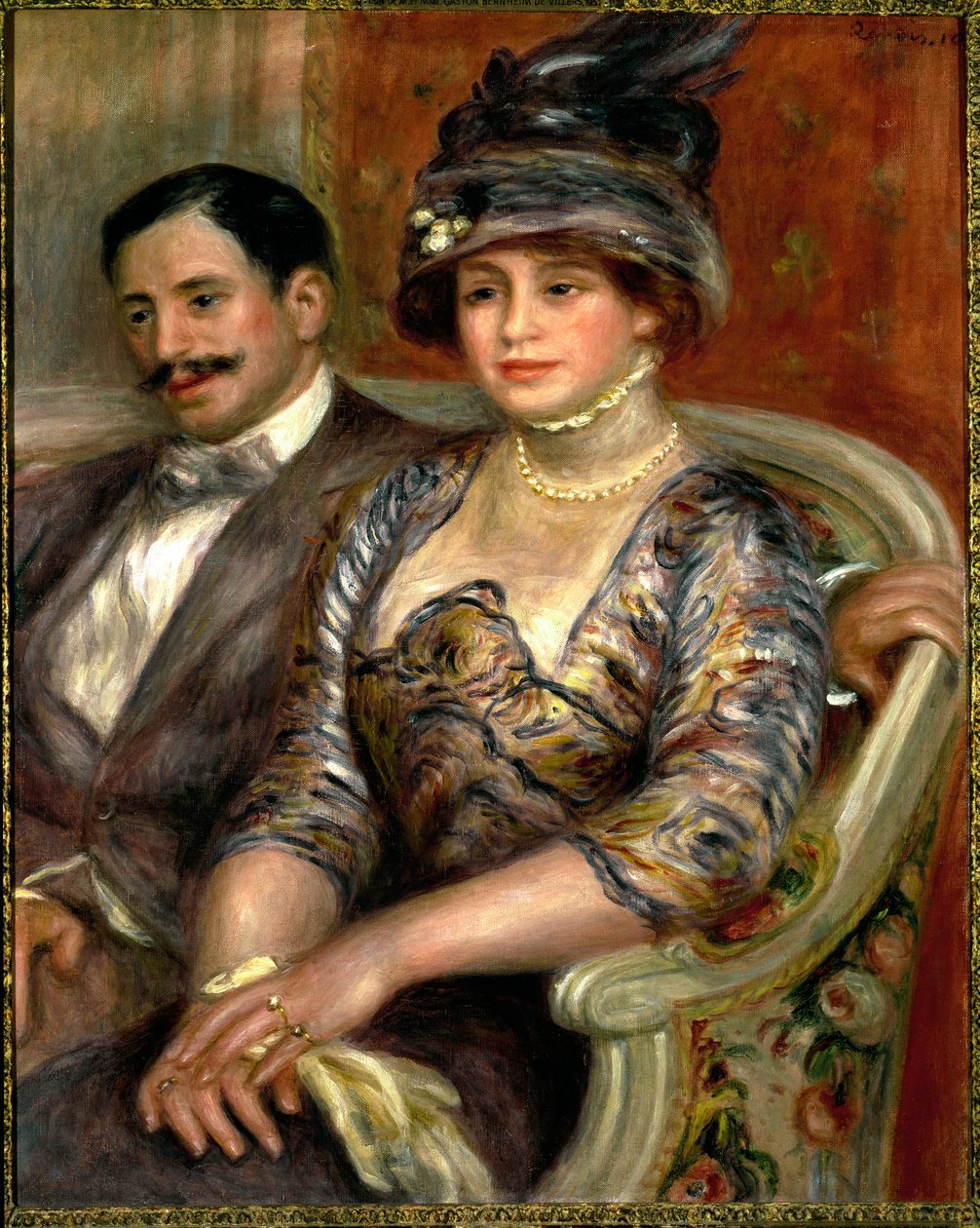 Państwo Bernheim de Villers - Portret Gastona Bernheima de Villers autorstwa Pierre Auguste Renoir