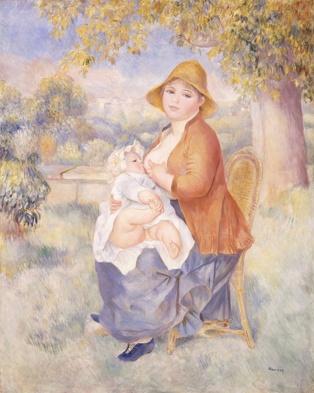 Matka i Dziecko, Macierzyństwo, 1886 autorstwa Pierre Auguste Renoir