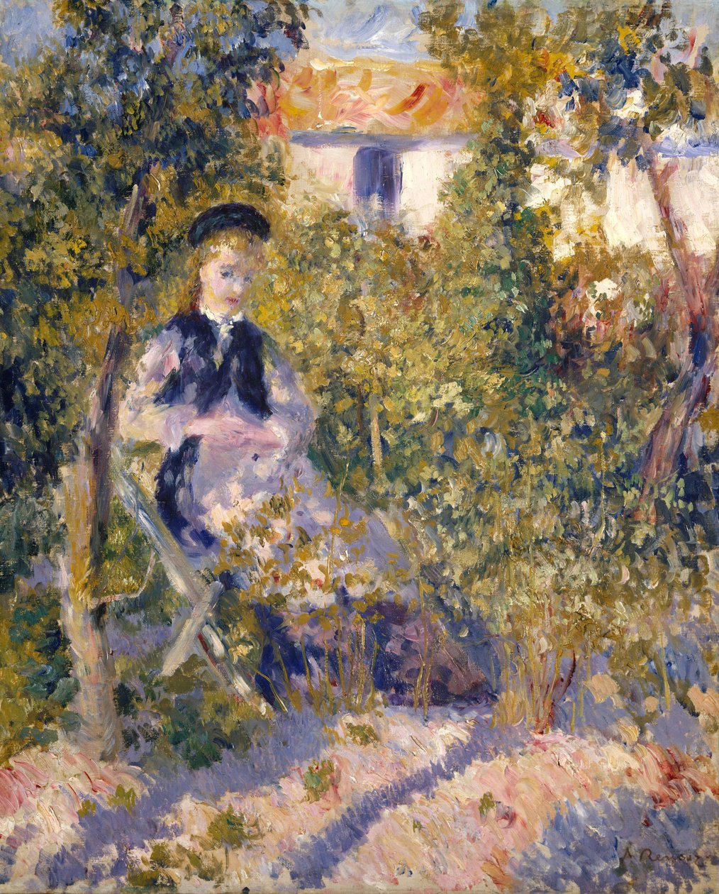 Nini w ogrodzie autorstwa Pierre Auguste Renoir