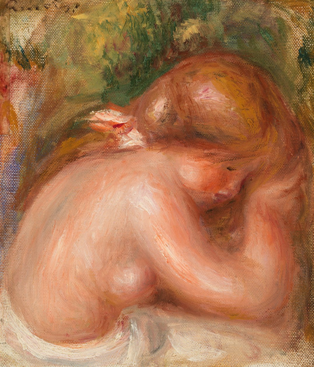 Nagi tors młodej dziewczyny autorstwa Pierre Auguste Renoir