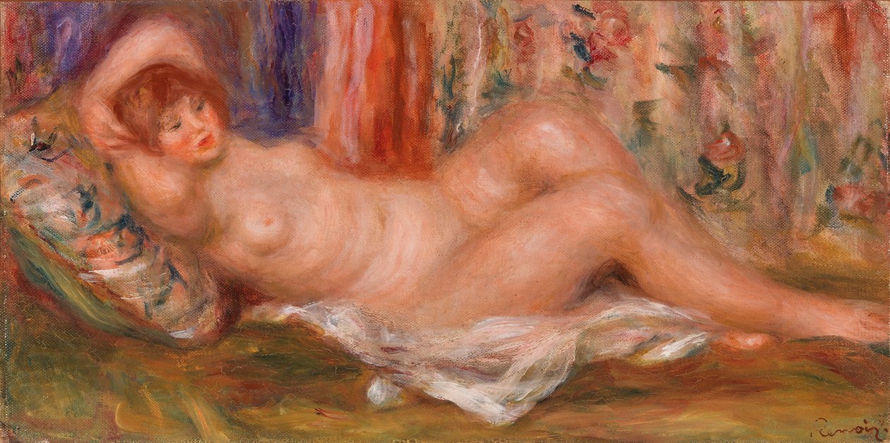 Naga kobieta leżąca autorstwa Pierre Auguste Renoir