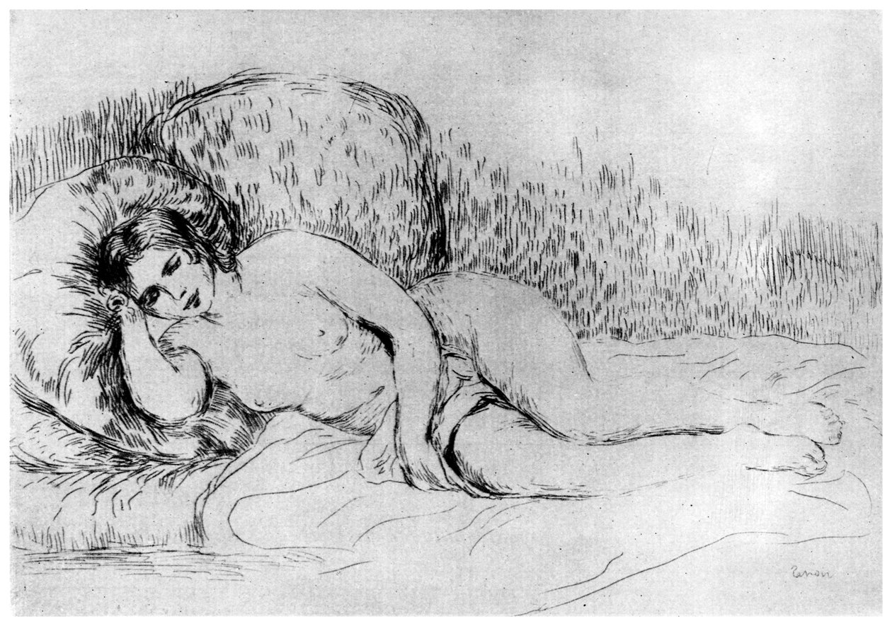 Akt, ok. 1860-1910 1924 autorstwa Pierre Auguste Renoir