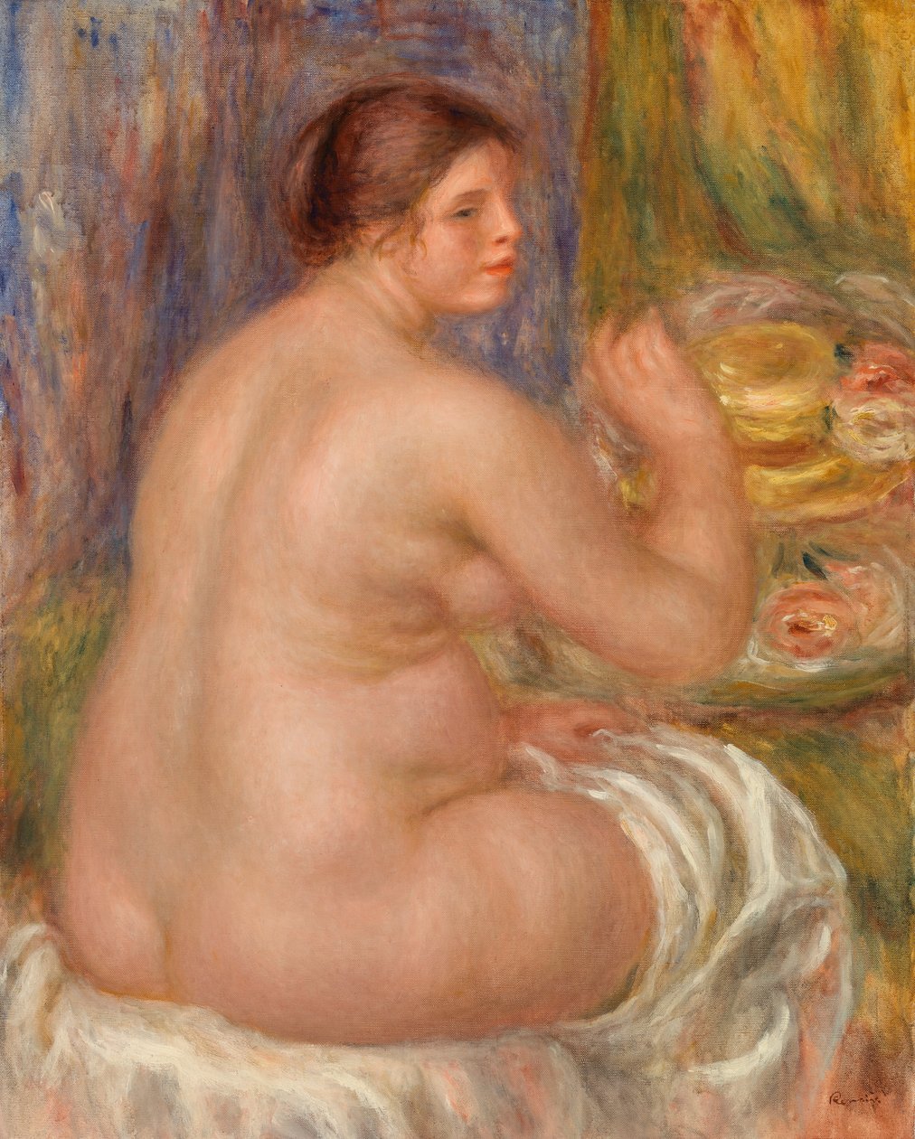Akt z tyłu (Nu de dos) autorstwa Pierre Auguste Renoir