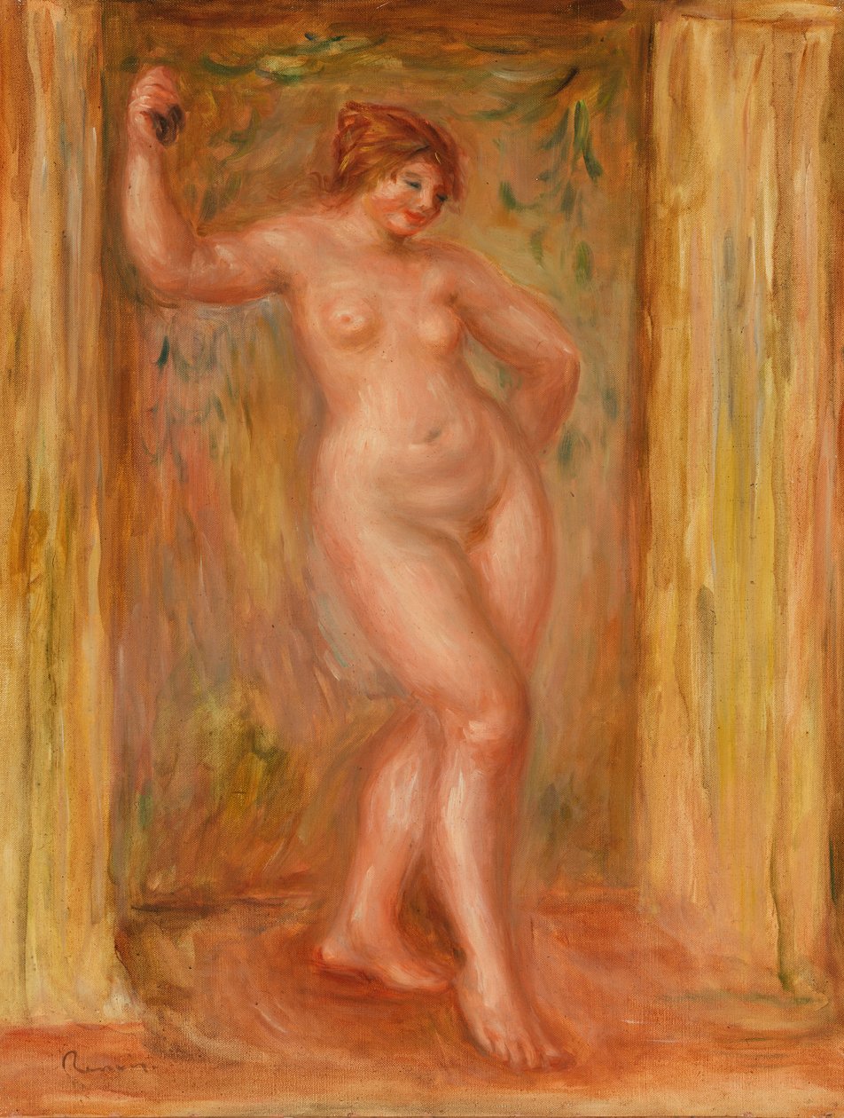 Akt z kastanietami autorstwa Pierre Auguste Renoir