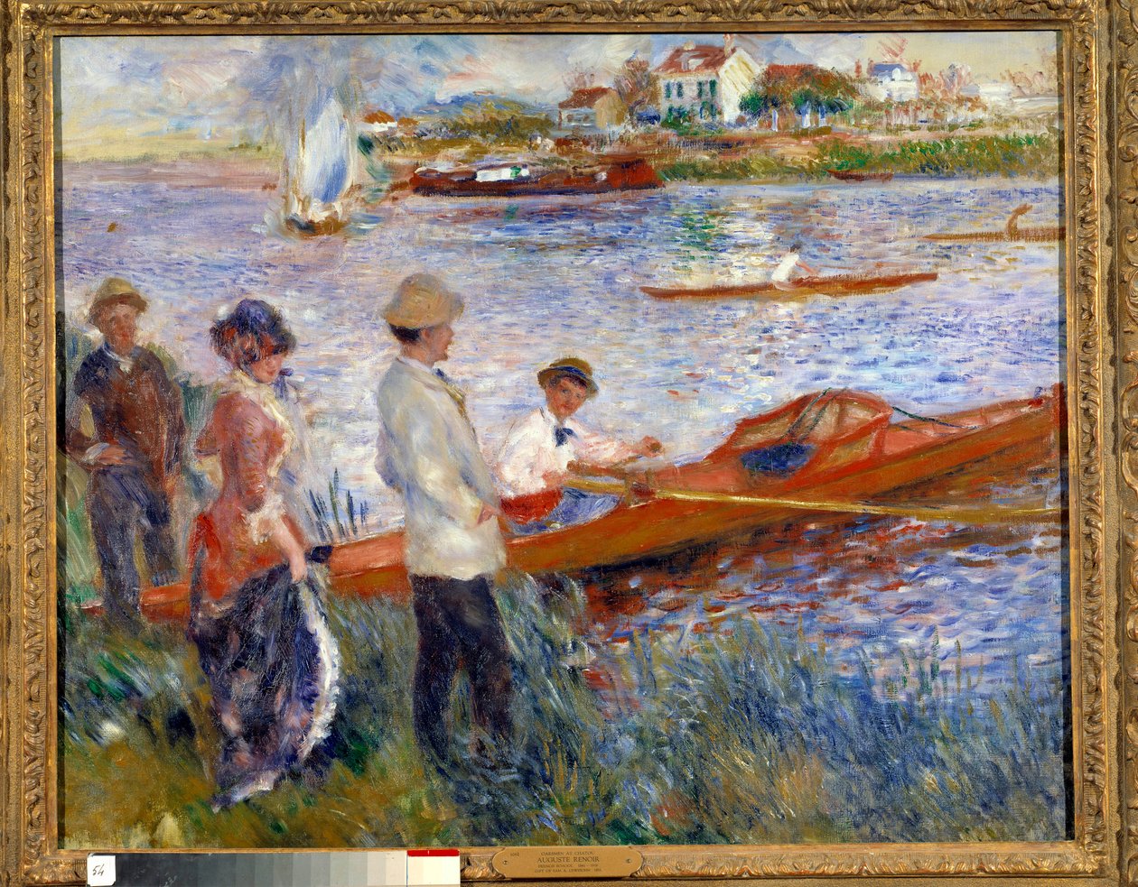 Wioślarze w Chatou autorstwa Pierre Auguste Renoir