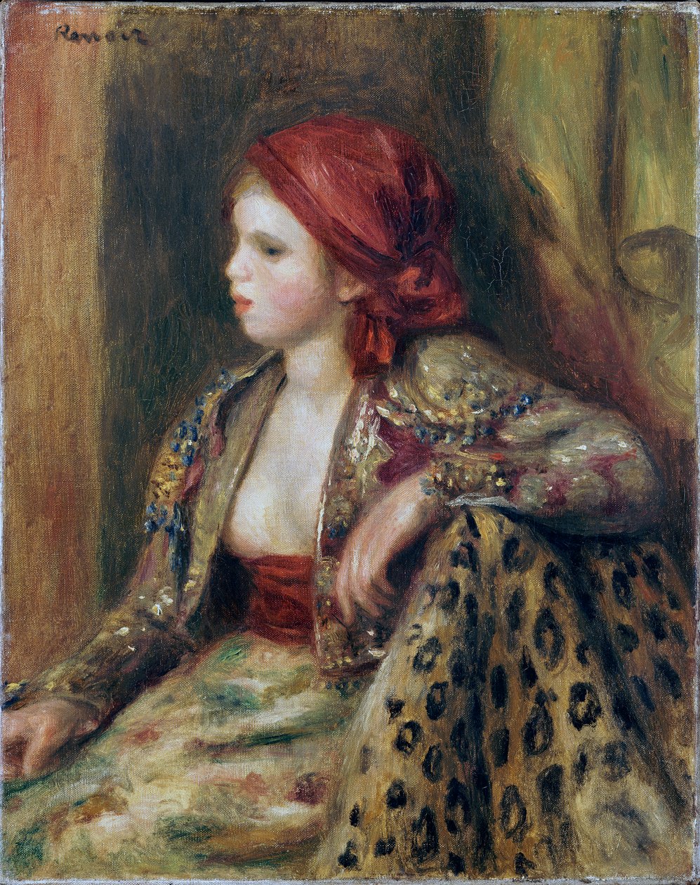 Odaliska, ok. 1895 autorstwa Pierre Auguste Renoir