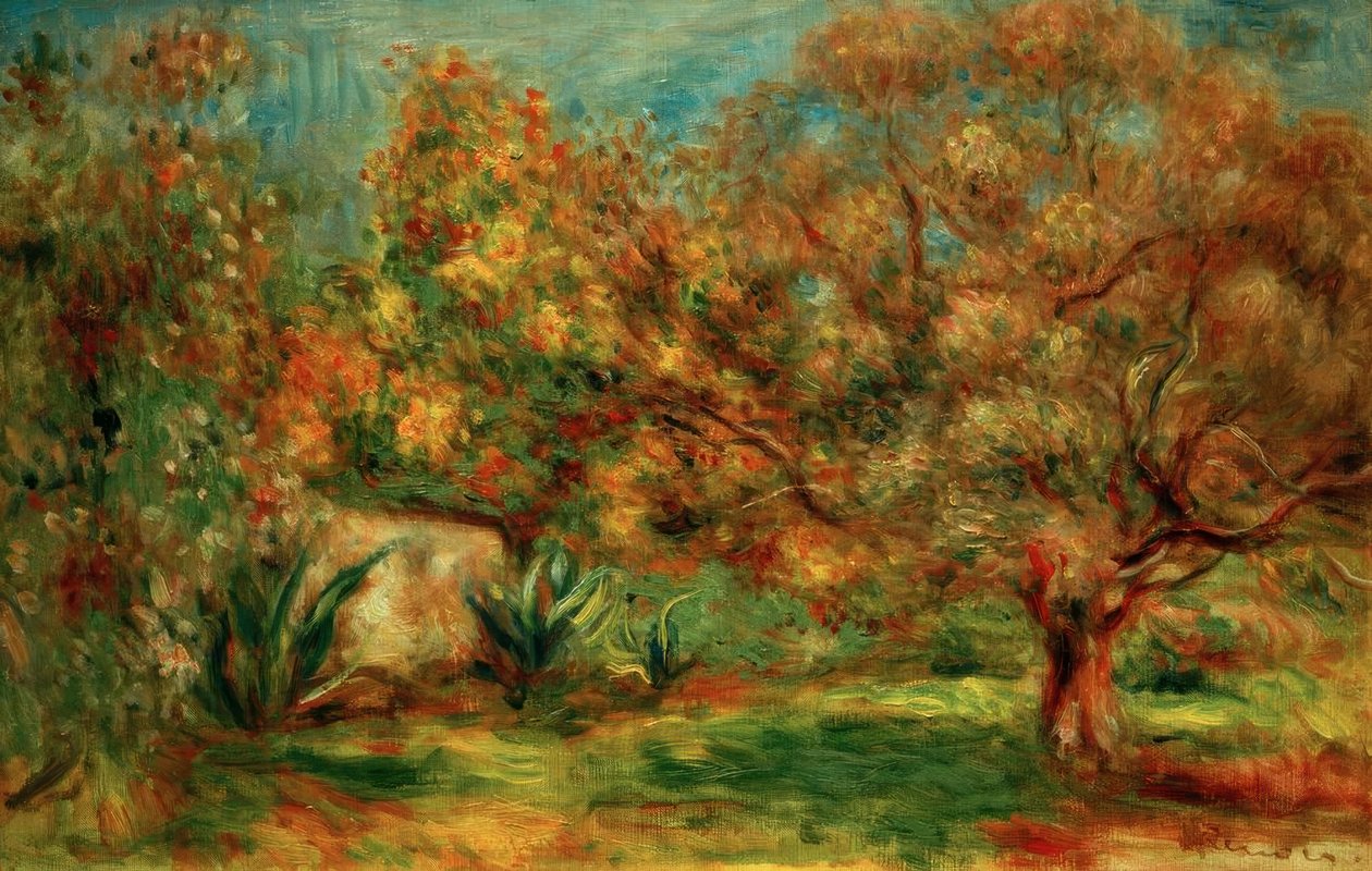 Ogród Oliwny autorstwa Pierre Auguste Renoir