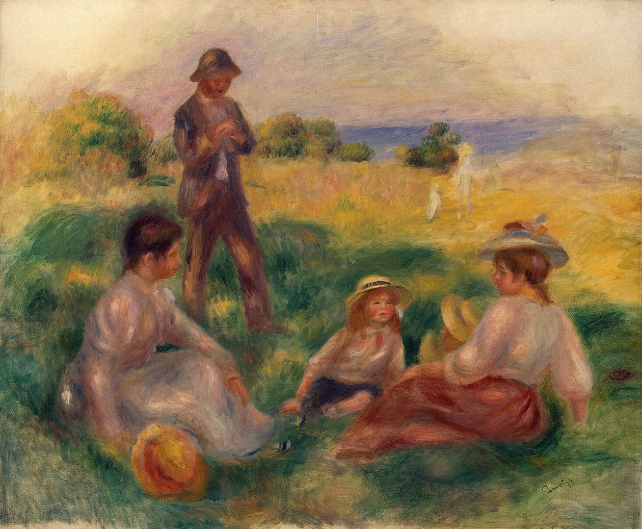 Impreza na wsi w Berneval autorstwa Pierre Auguste Renoir