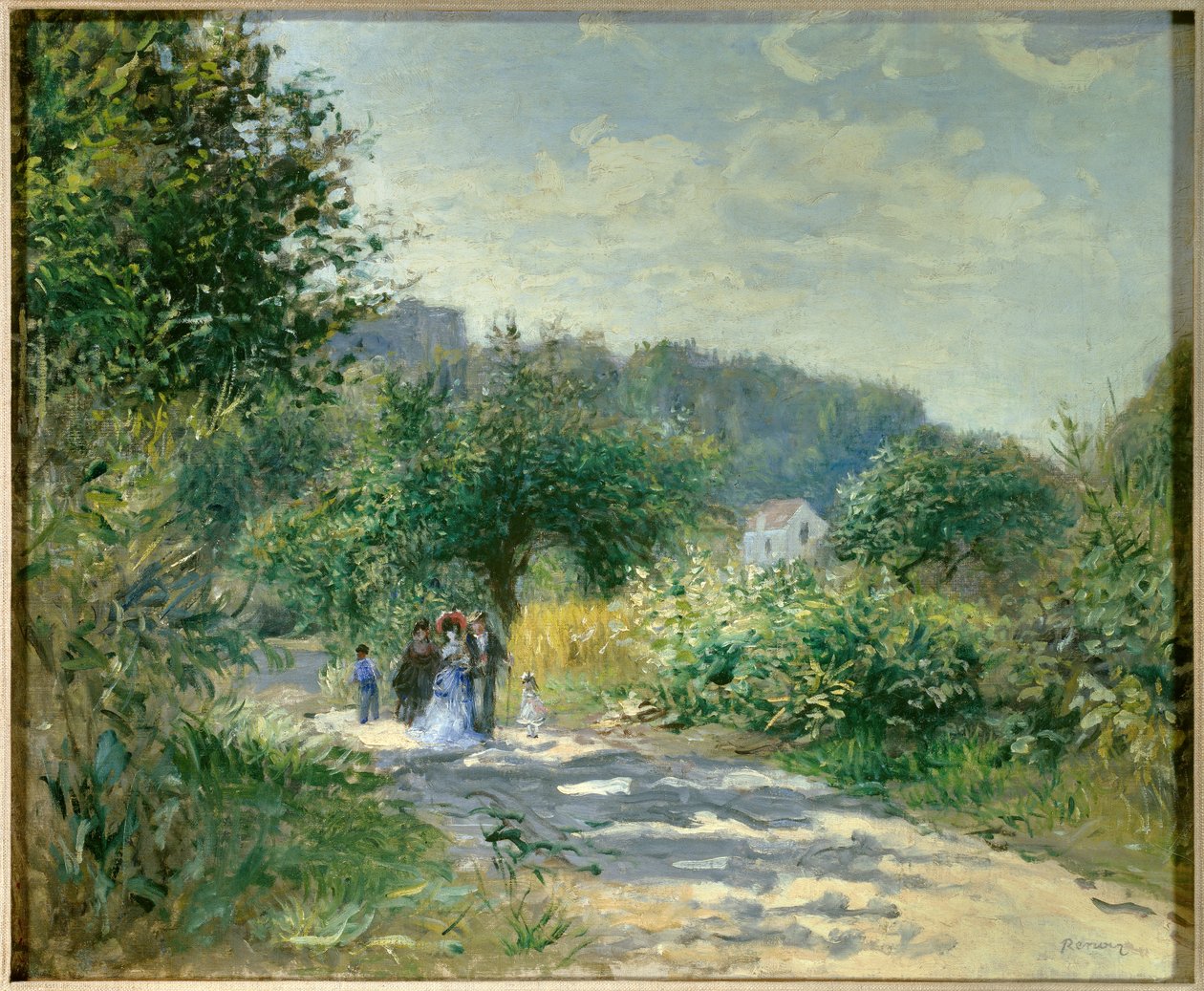 Ścieżka do Louveciennes autorstwa Pierre Auguste Renoir