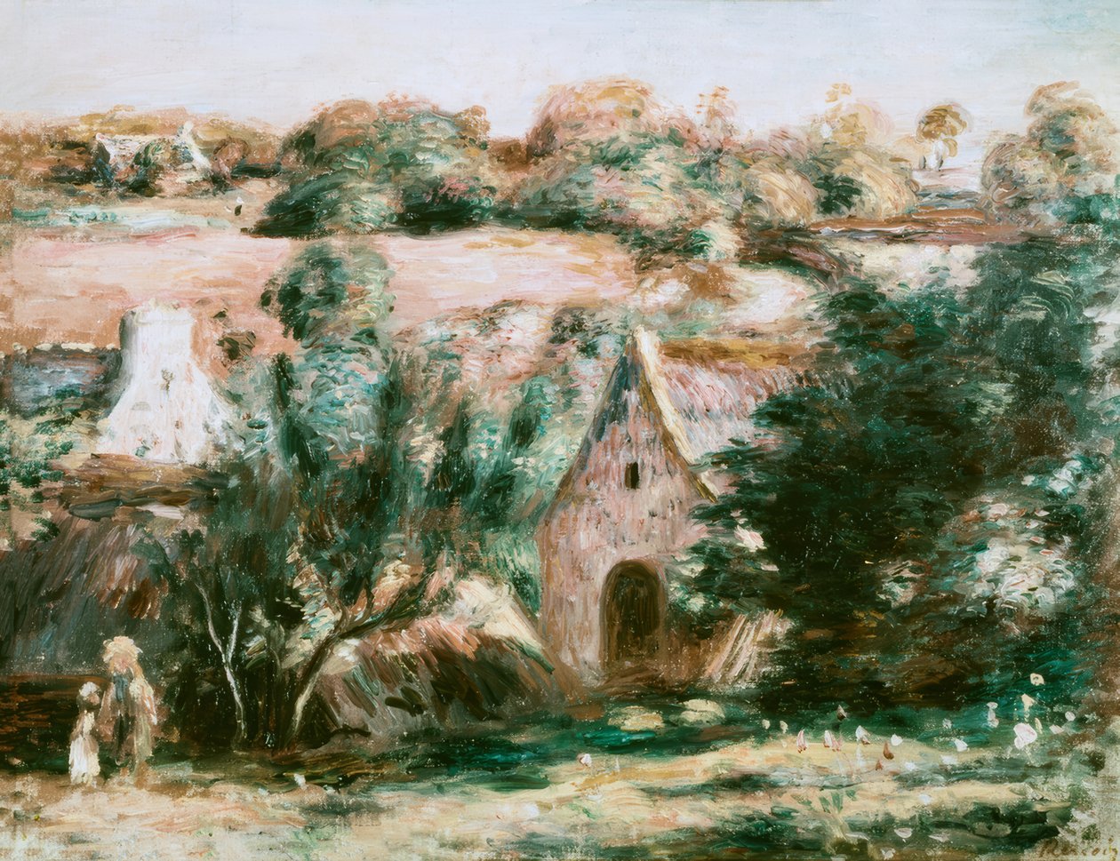 Krajobraz Bretanii autorstwa Pierre Auguste Renoir