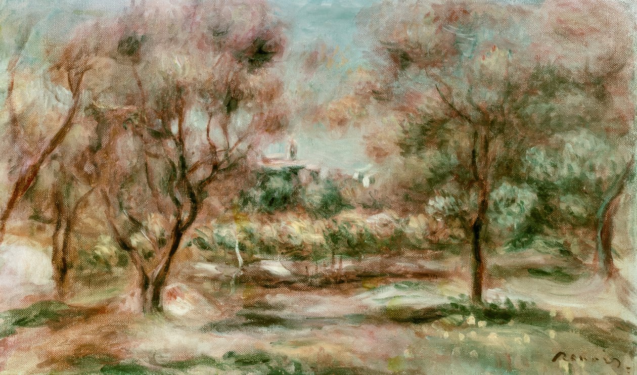 Krajobraz Grasse autorstwa Pierre Auguste Renoir