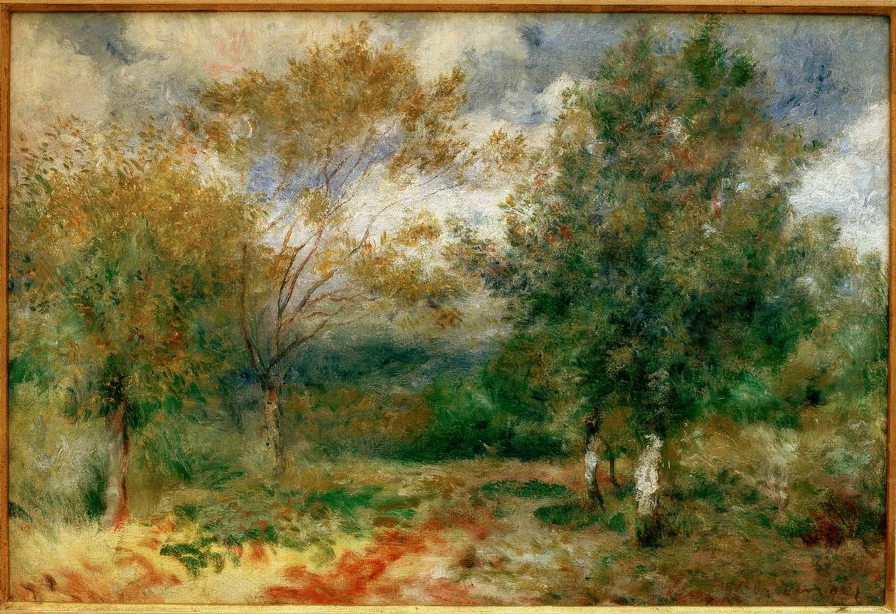 Słoneczny krajobraz autorstwa Pierre Auguste Renoir