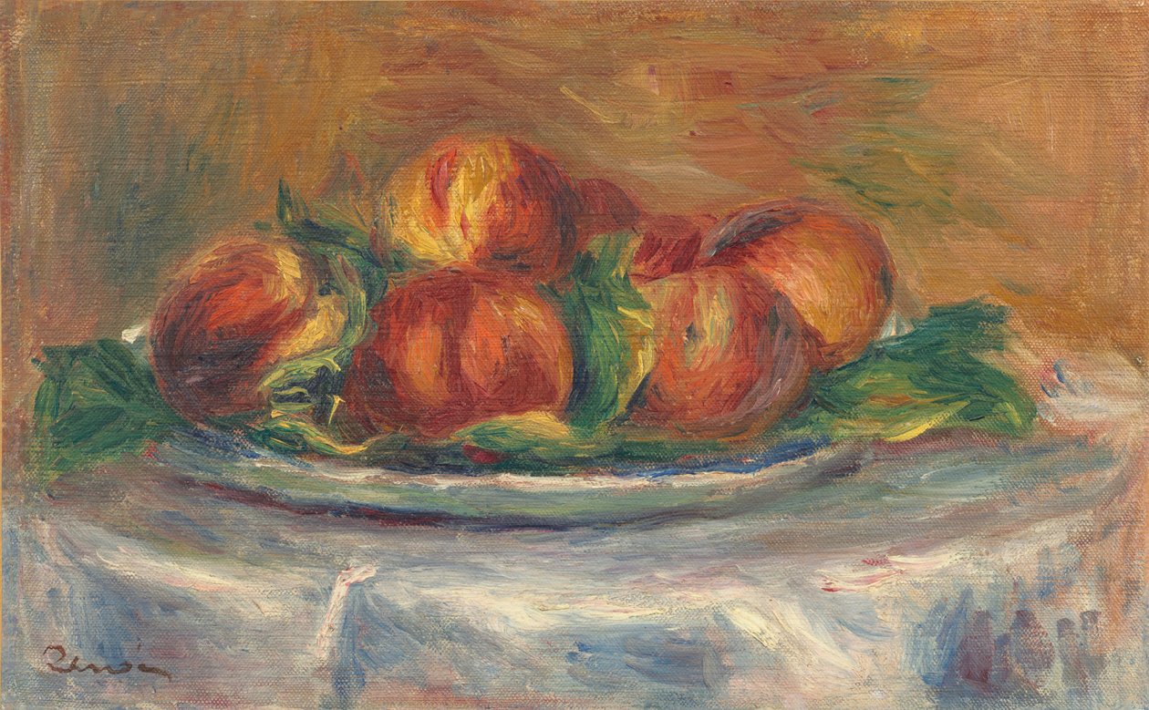 Brzoskwinie na talerzu, 19021905. autorstwa Pierre Auguste Renoir