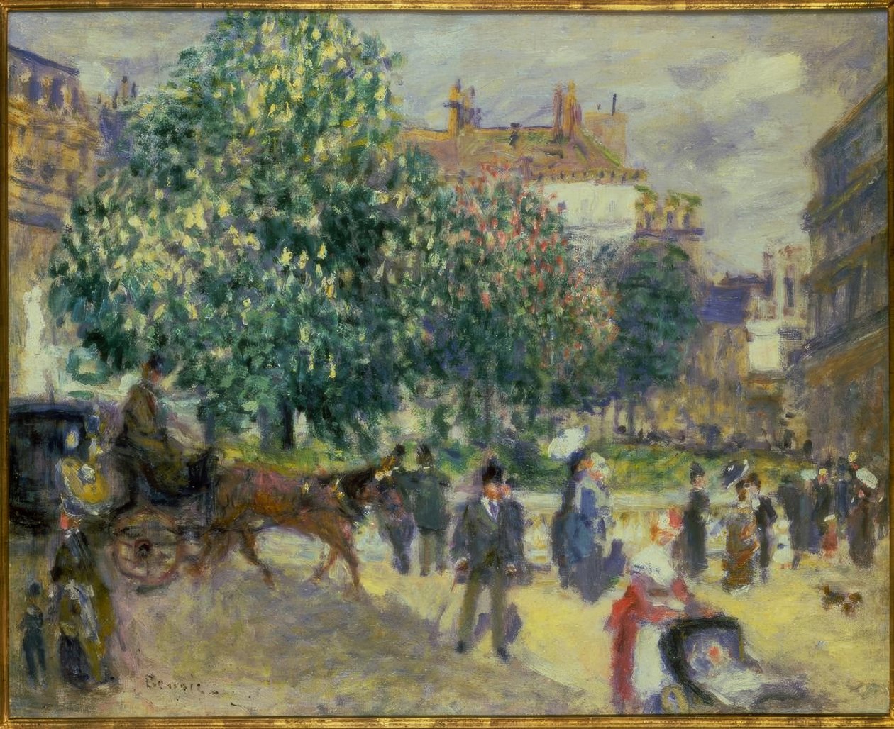 Place de la Trinité autorstwa Pierre Auguste Renoir