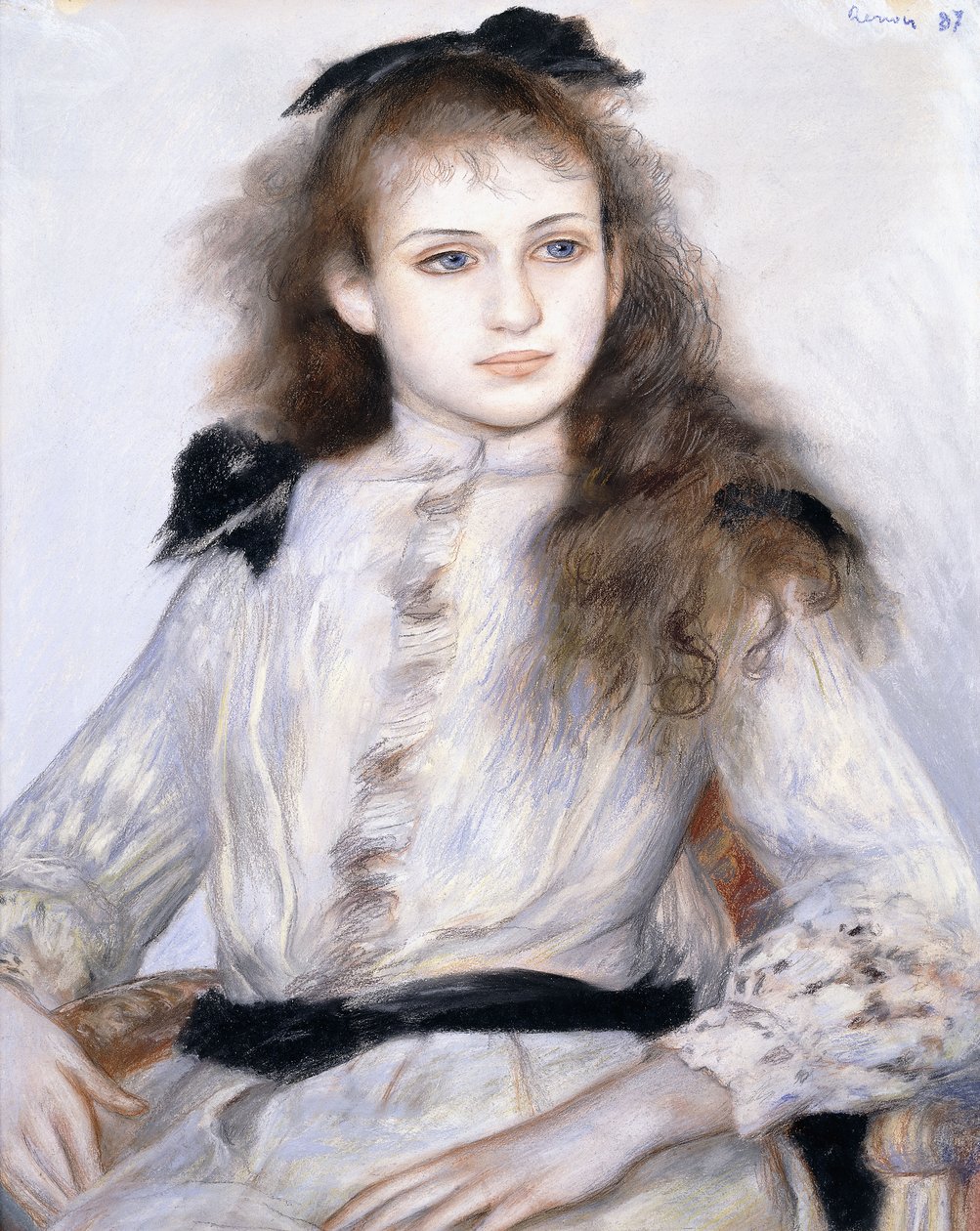 Portret Madeleine Adam, 1887 autorstwa Pierre Auguste Renoir