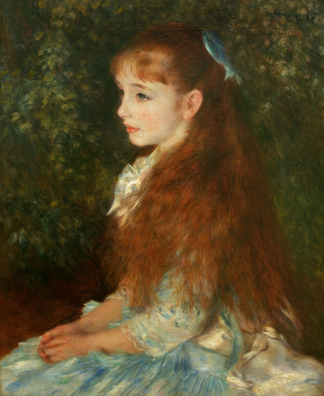Portret panny Irene Cahen z Antwerpii autorstwa Pierre Auguste Renoir