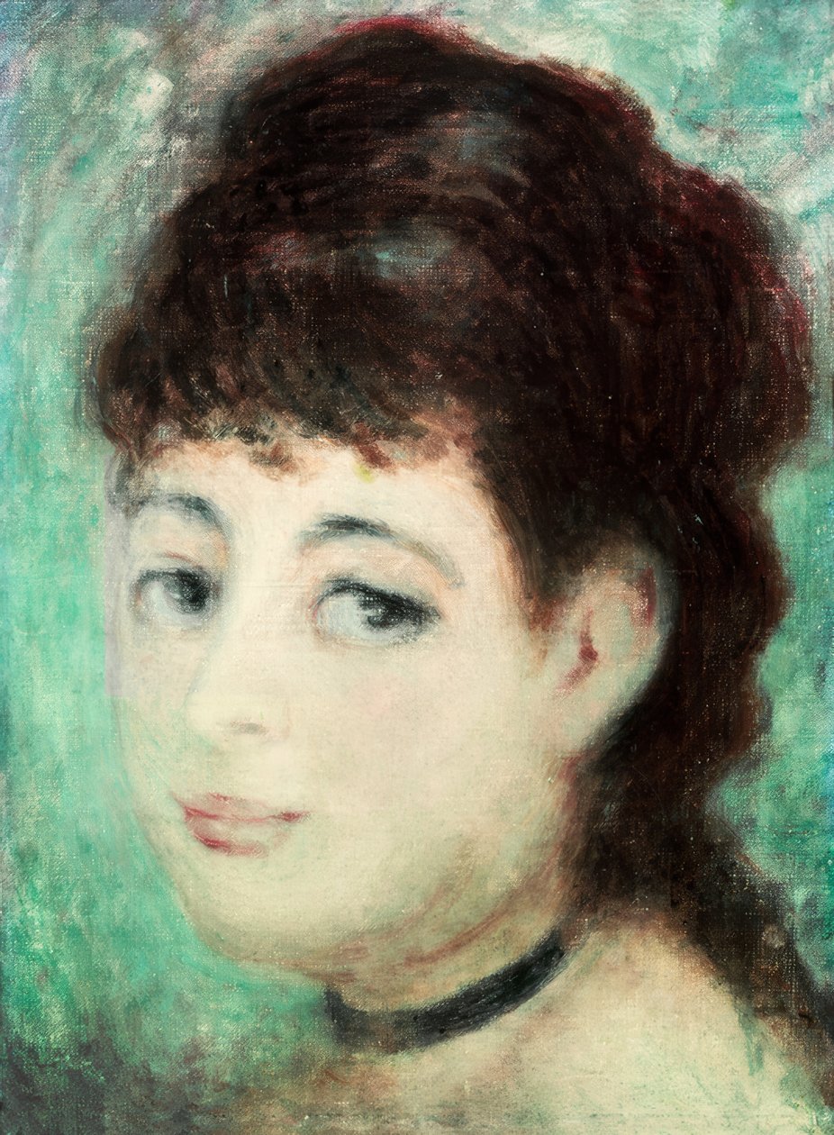 Portret młodej kobiety autorstwa Pierre Auguste Renoir