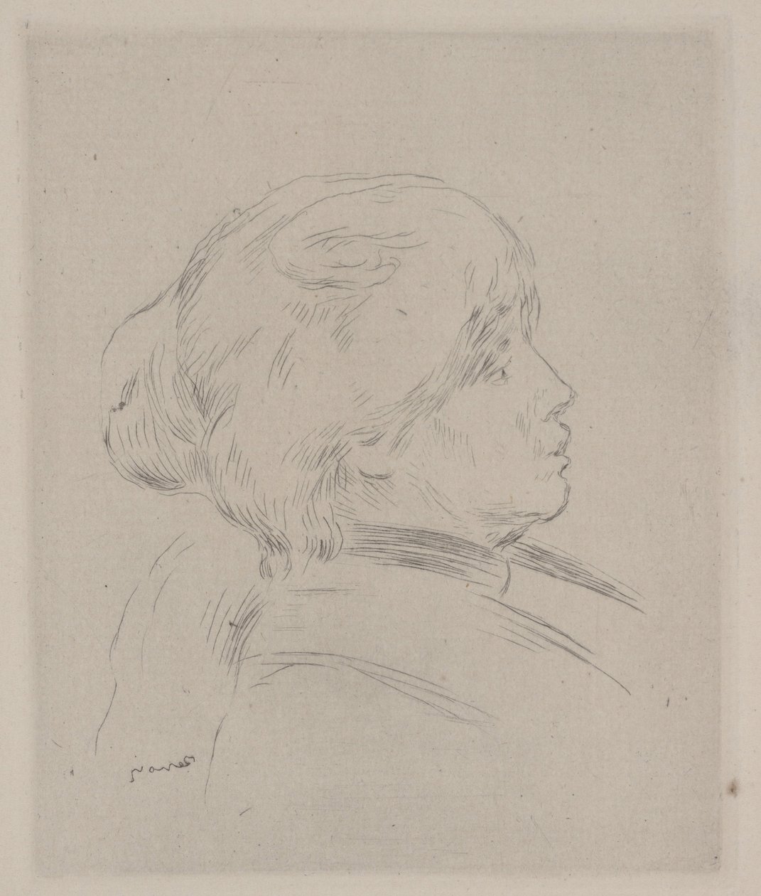 Portret Berthe Morisot autorstwa Pierre Auguste Renoir