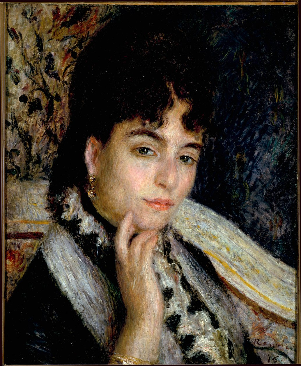Portret Madame Alphonse Daudet (olej na płótnie) autorstwa Pierre Auguste Renoir