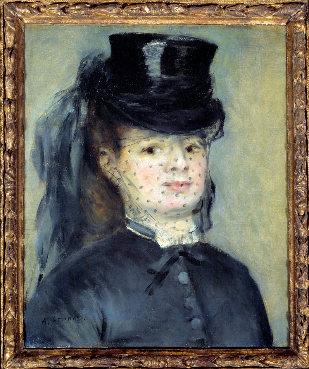 Portret Madame Darras, z domu Henriette Oudiette, żony kapitana Paula Darrasa (Studium dla Amazonii z 1873 r.) autorstwa Pierre Auguste Renoir