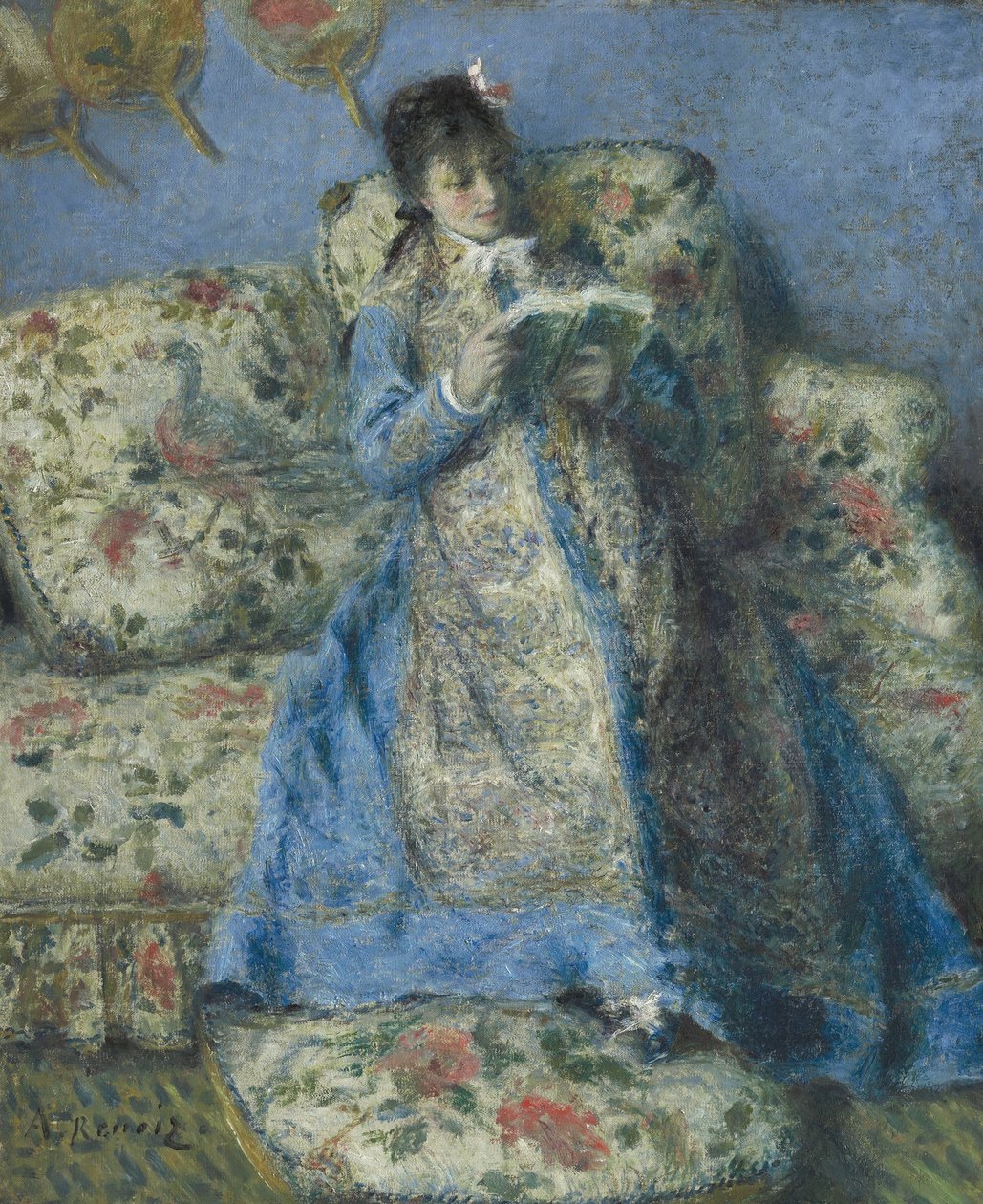 Portret Madame Monet autorstwa Pierre Auguste Renoir